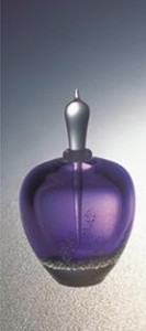 blown glass purple